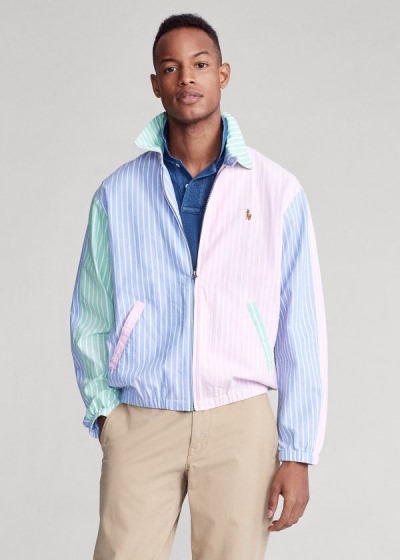 Chaquetas Polo Ralph Lauren Hombre Rosas / Azules / Verdes - The Bayport Fun - BTEIV8134